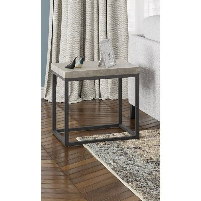 Concrete Finish End Table L971044