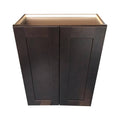 33x36x12 in. Espresso Double Door Wall Cabinet with 2 Adjustable Shelves Q1682