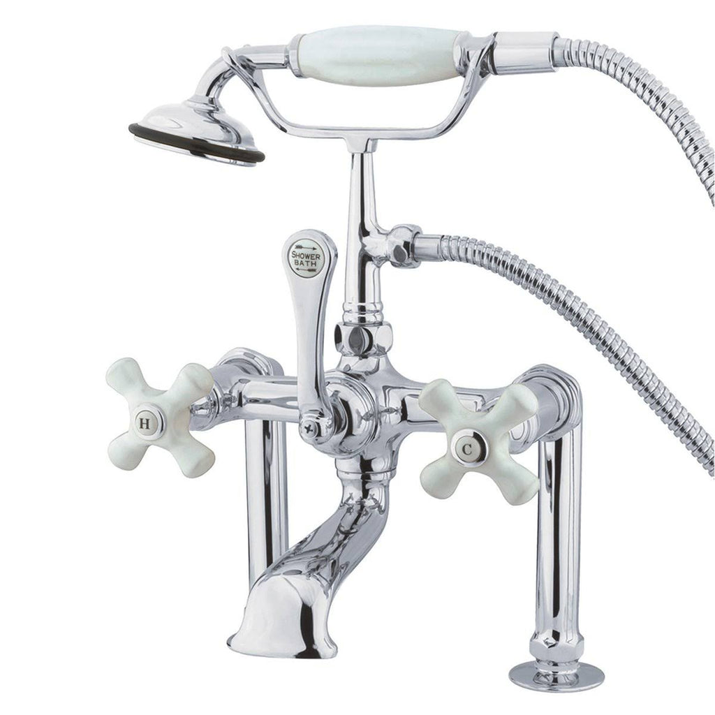 Oil Rubbed Bronze Clawfoot Tub Filler with Hand Shower R564