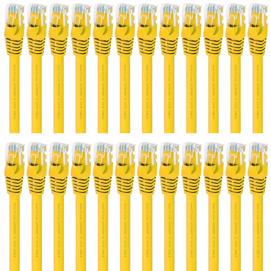 Cat 6 Ethernet Cable 5 ft 24-Pack Black S42715