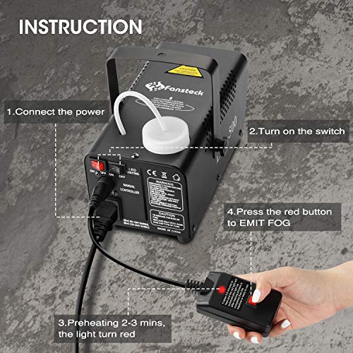 Fog Machine with 12 Colorful LED Lights G538811