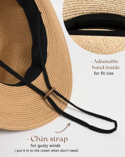 Wide Brim Straw Panama Hat O48120