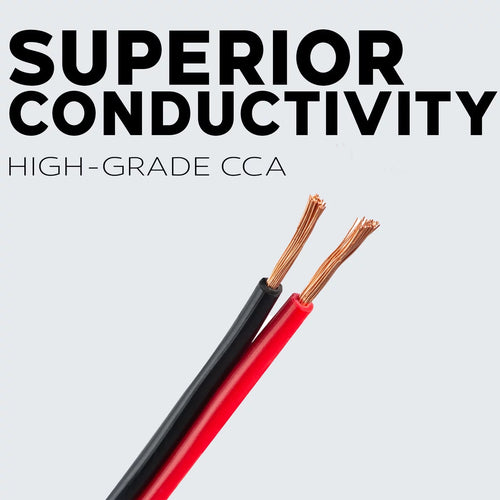 14 Gauge 500' Red Black Speaker Cable Wire M38344