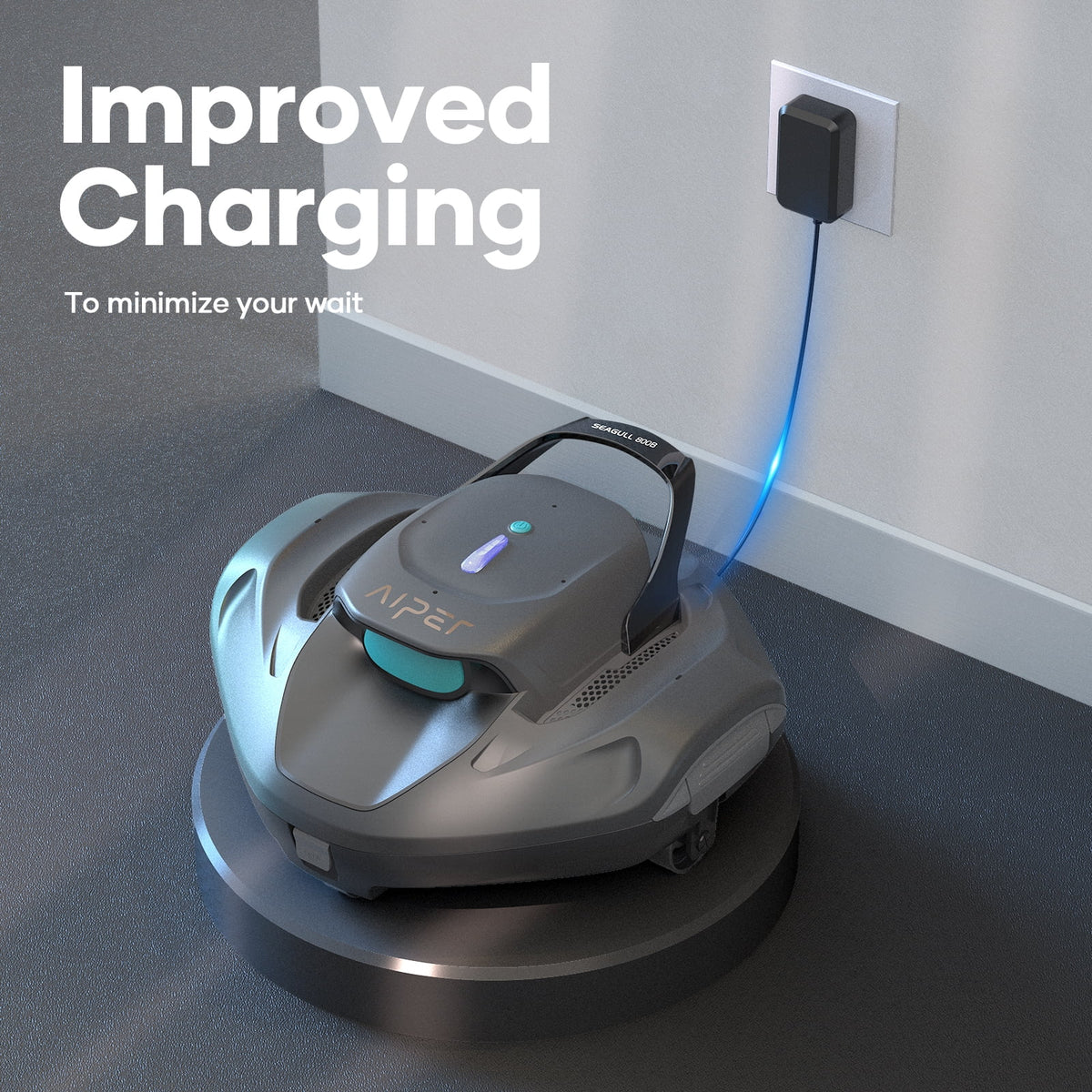 Cordless Robotic Pool Cleaner Q695452