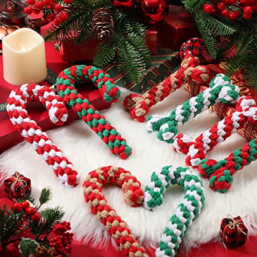 16 Pieces Christmas Dog Rope Toys L3497
