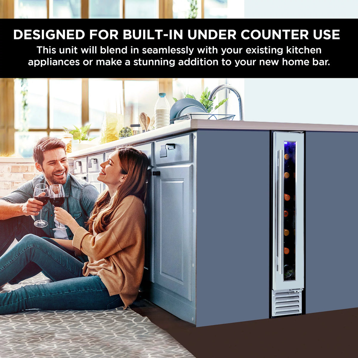 7 Bottle Slim Wine Cooler A30065