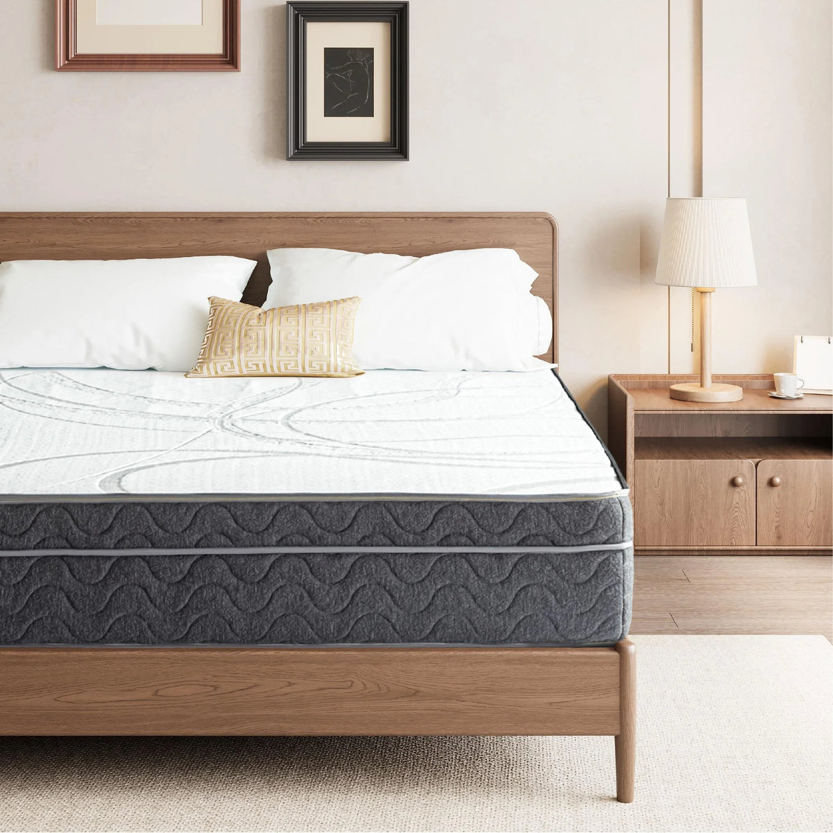 Full Size Gel Memory Foam Pocket Spring Hybrid Mattress S62589
