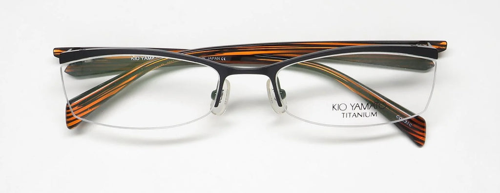 Titanium Half-Rimless Acetate Eyeglass Frame O260602