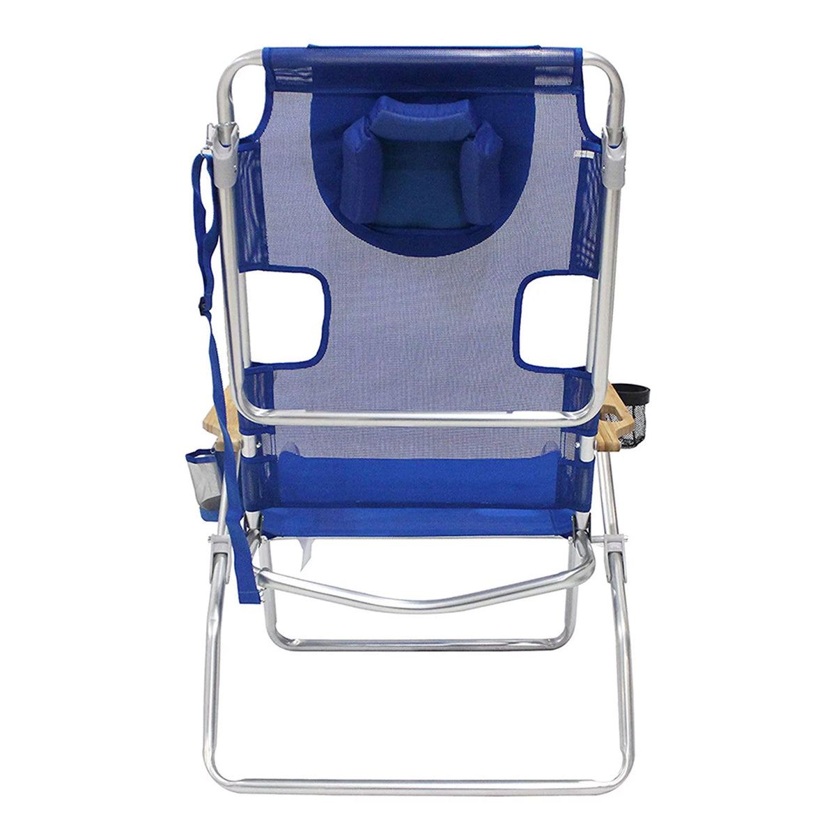 Blue 16" Tall Outdoor Lounge Reclining Chair 2 Pack T369039