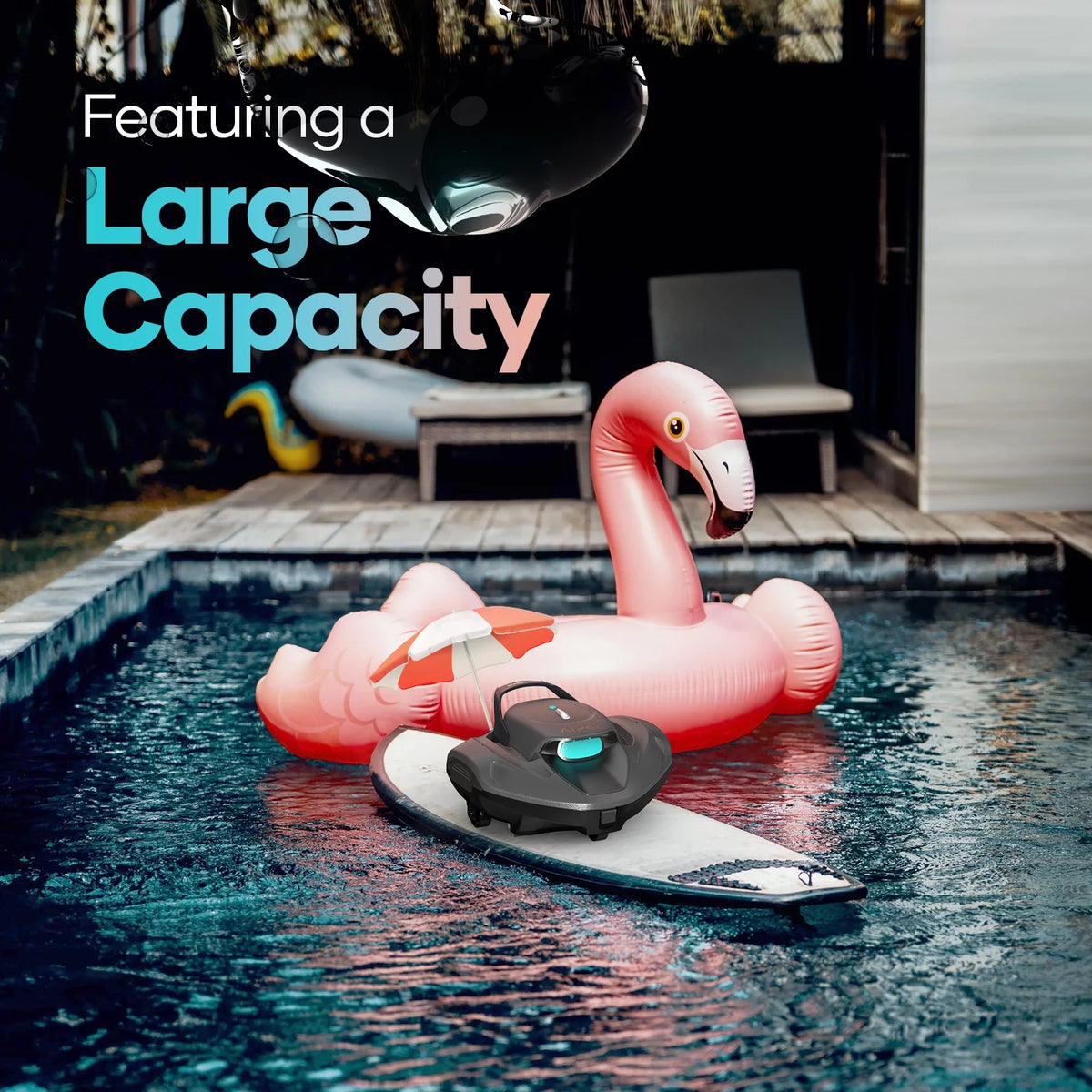Cordless Robotic Pool Cleaner Q695452