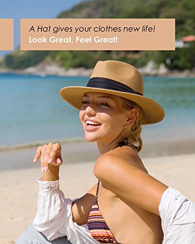 Wide Brim Straw Panama Hat O48120
