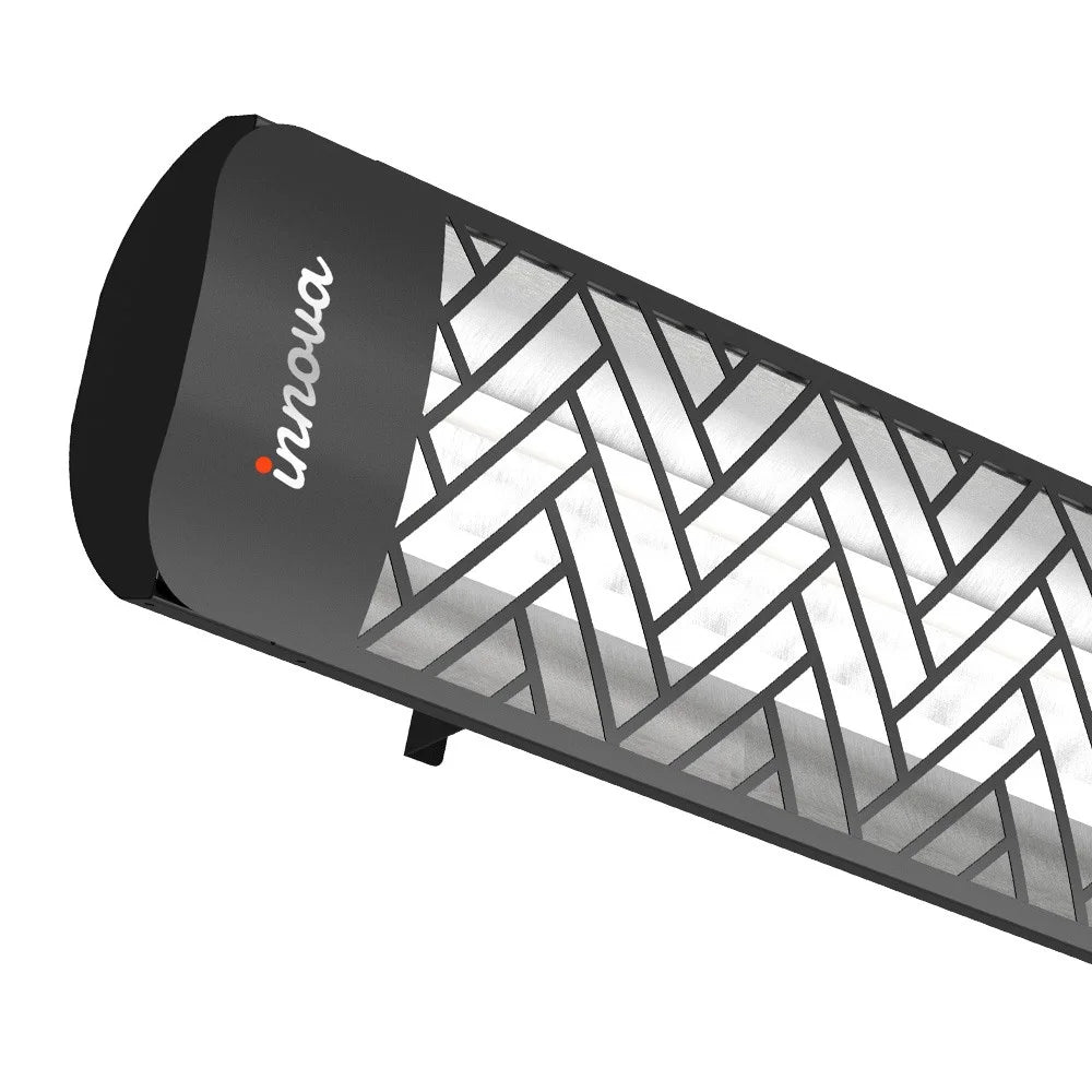 4000 Watt Electric Infrared Dual Element Heater Black Finish S449