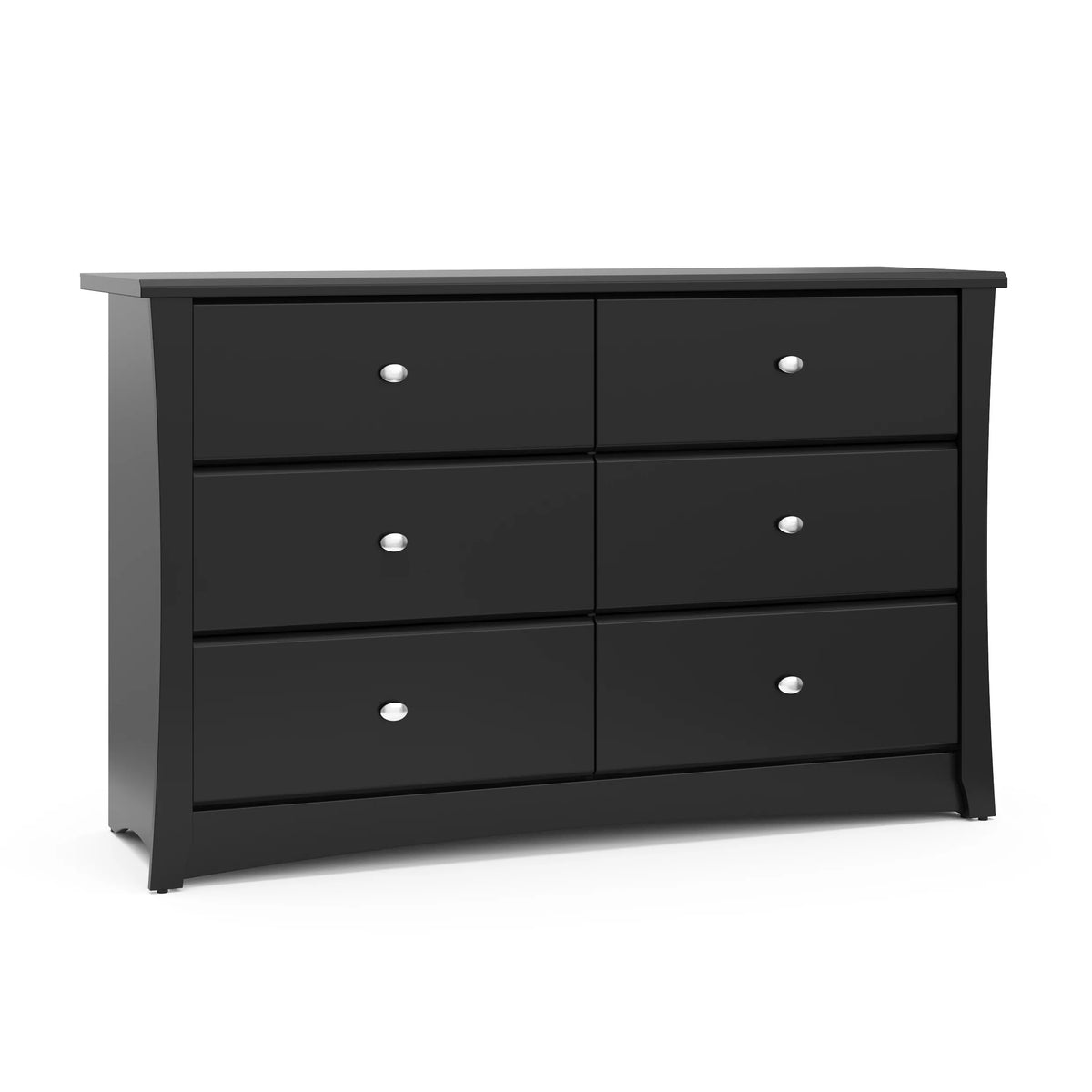 White 6 Drawer Double Dresser B353341