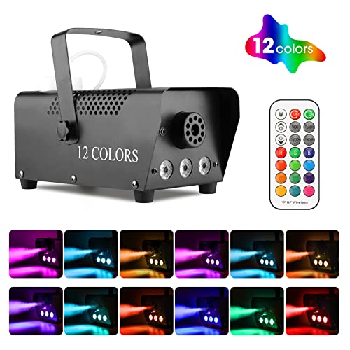 Fog Machine with 12 Colorful LED Lights G538811
