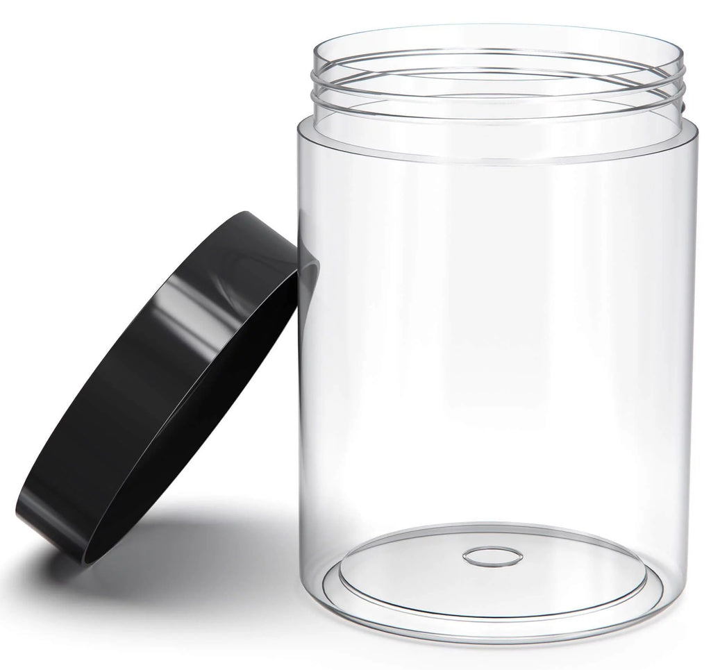 8oz BPA Free Clear Plastic Containers with Lids 30 Pack X92828
