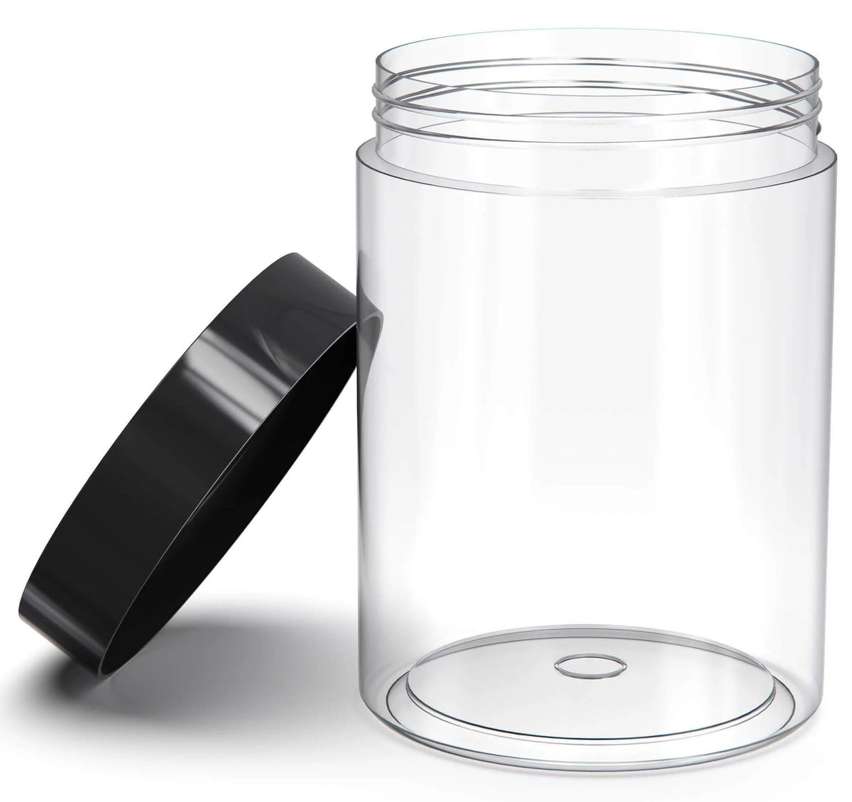 8oz BPA Free Clear Plastic Containers with Lids 30 Pack X92828