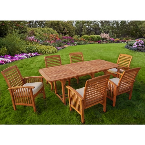 Acacia Wood Extendable Dining Table C495