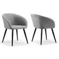 Set of 2 Mid-Century Dining Arm Chair B5724