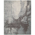 Grey Navy Rectangle Area Rug X394