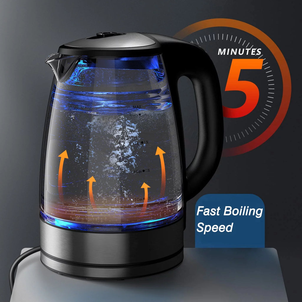 1200W 2.0L Glass Electric Kettle J646