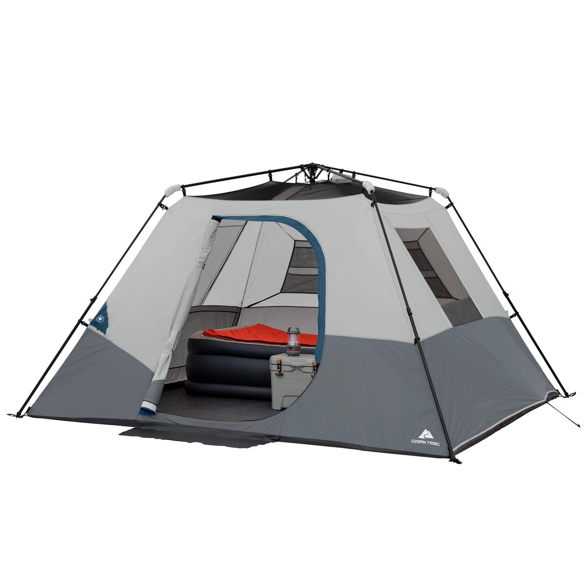 6-Person Instant Cabin Tent with LED Light D466