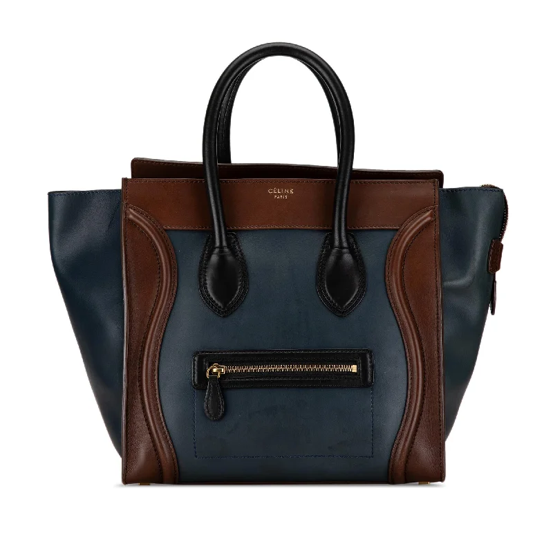 Celine Mini Bicolor Luggage Tote (SHG-i9m4lX)