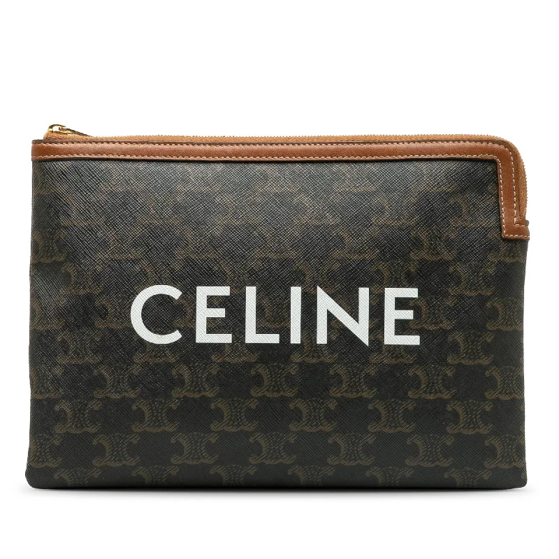 Celine Small Triomphe Clutch Bag (SHG-WggCPa)