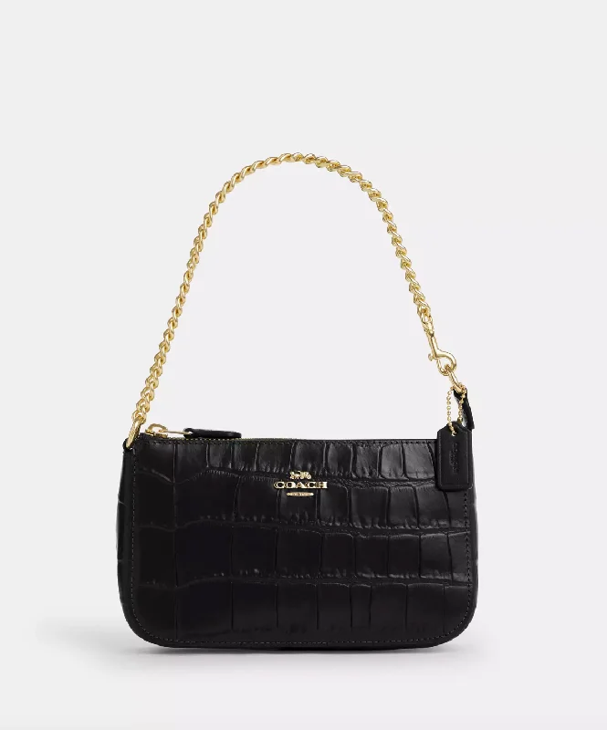 Coach Nolita 19 Wristlet Quilted Black