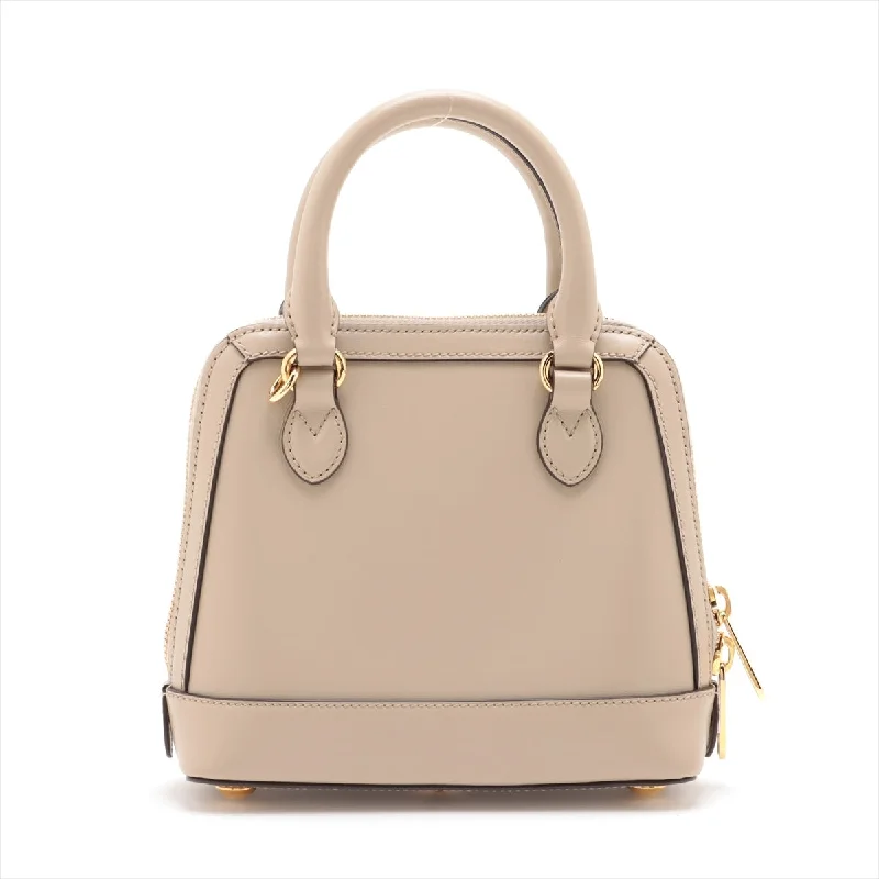 Gucci 1955 Horse  2WAY Handbag Beige 677212