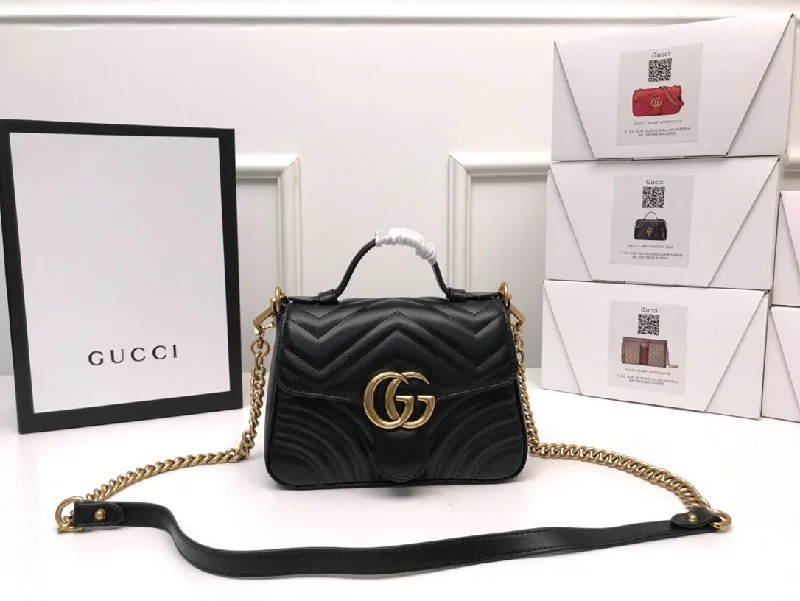 Gucci GG Marmont Mini Top Handle Bag