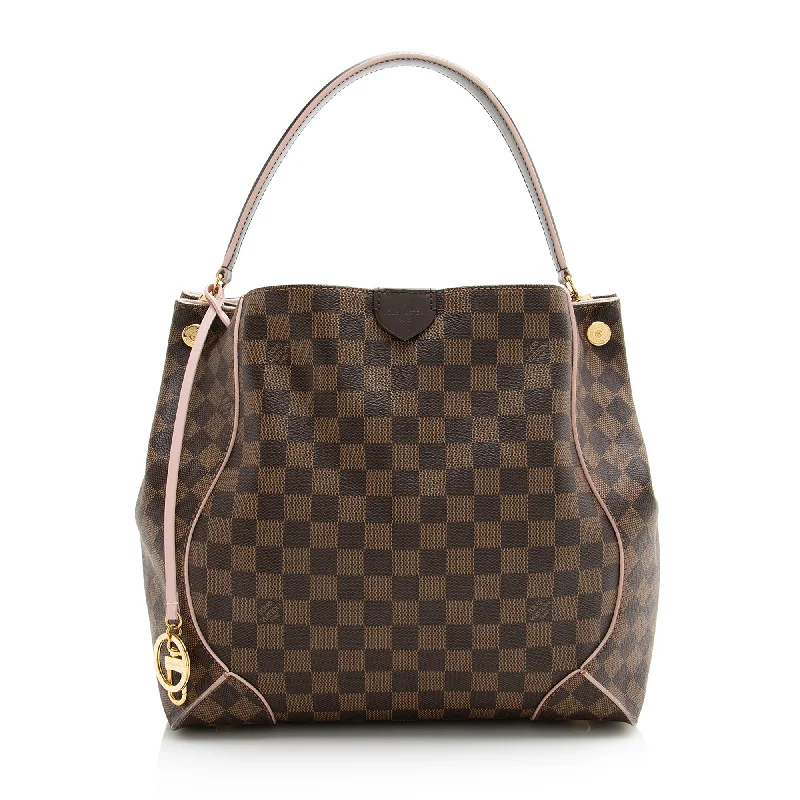 Louis Vuitton Damier Ebene Caissa Hobo (SHF-22486)