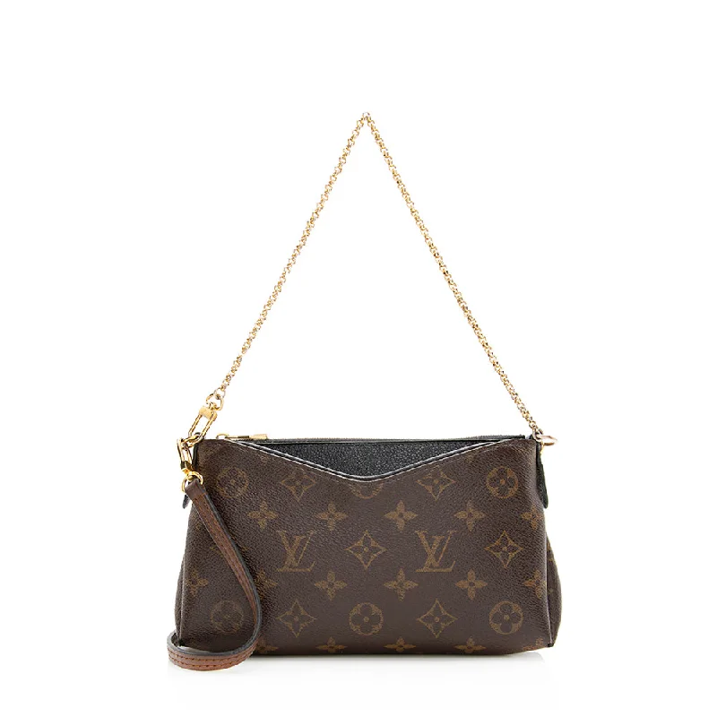 Louis Vuitton Monogram Canvas Pallas Clutch - FINAL SALE (SHF-20535)