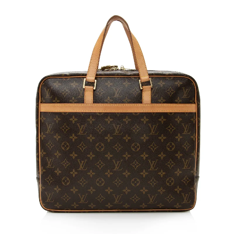 Louis Vuitton Monogram Canvas Porte Documents Pegase Soft Briefcase (SHF-22705)