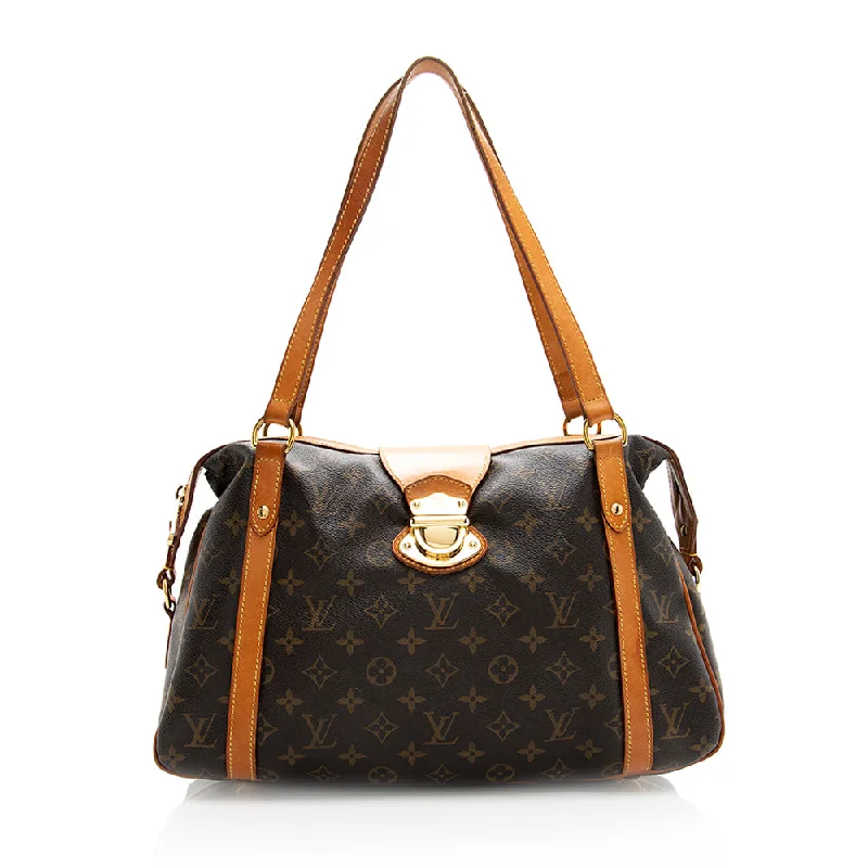 Louis Vuitton Monogram Canvas Stresa PM Shoulder Bag (SHF-20014)