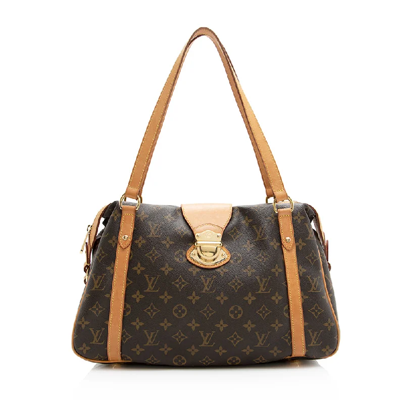 Louis Vuitton Monogram Canvas Stresa PM Shoulder Bag (SHF-20255)