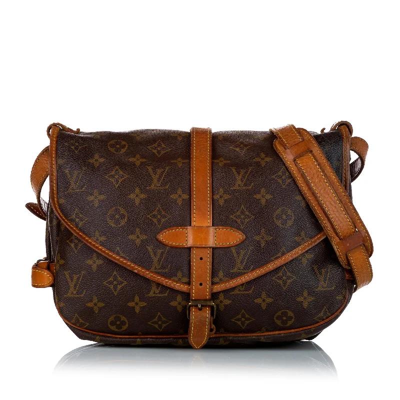 Louis Vuitton Monogram Saumur 25 (SHG-34635)