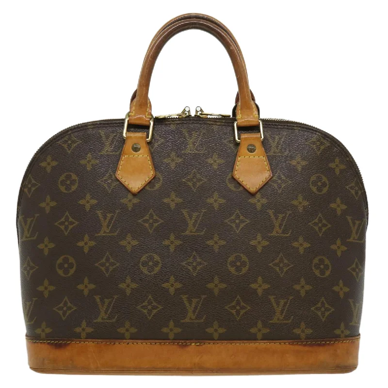 Louis Vuitton Brown Canvas Alma handbag bag