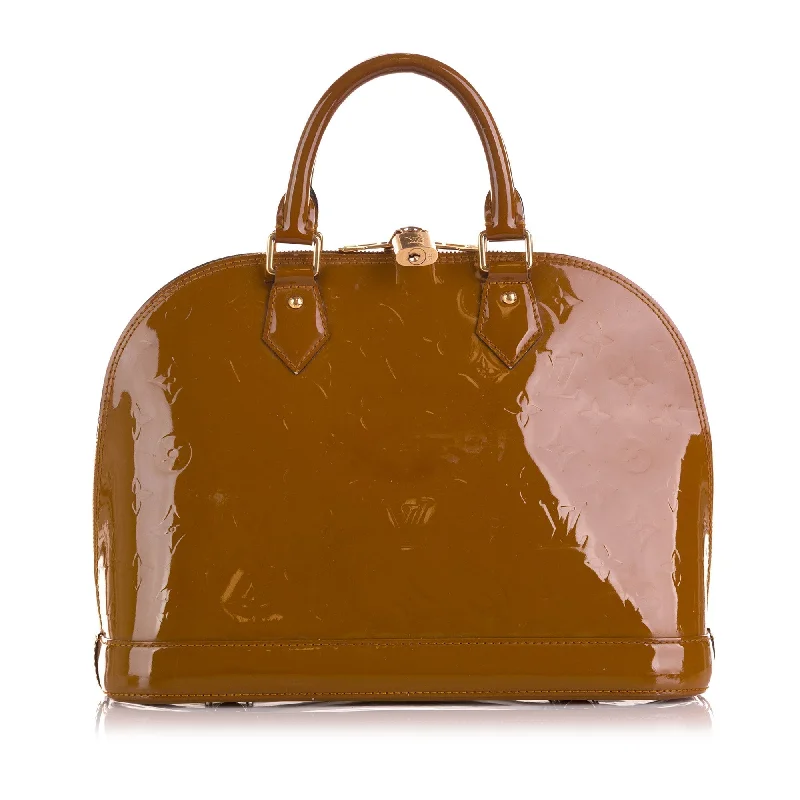 Louis Vuitton Alma PM Brown Monogram Vernis