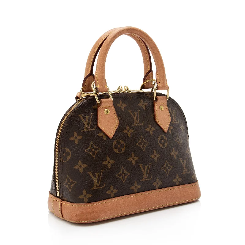 Louis Vuitton Monogram Canvas Alma BB Satchel (SHF-590H2j)