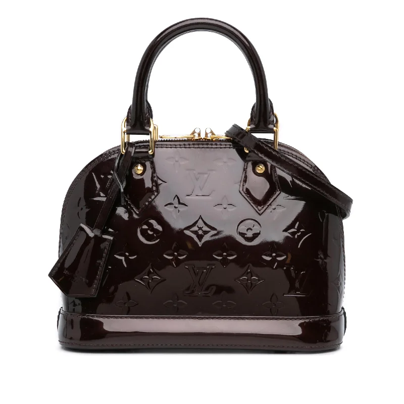 Louis Vuitton Monogram Vernis Alma BB (SHG-KbWr6B)