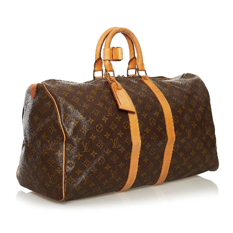 Louis Vuitton Monogram Keepall 50 (SHG-34561)