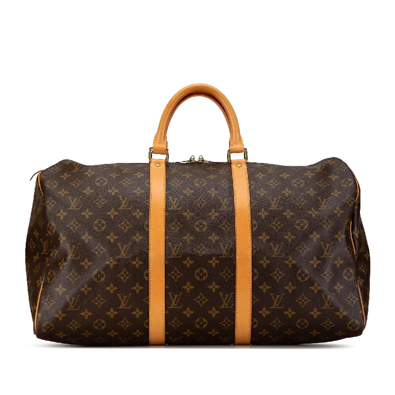 Louis Vuitton Monogram Keepall 50 (SHG-OMzAhA)