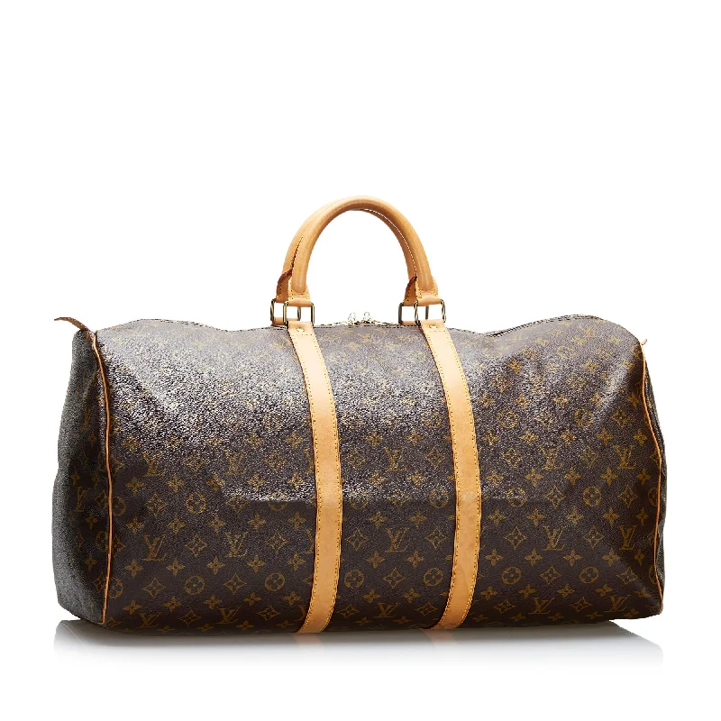 Louis Vuitton Monogram Keepall 55 (SHG-o1sFxZ)