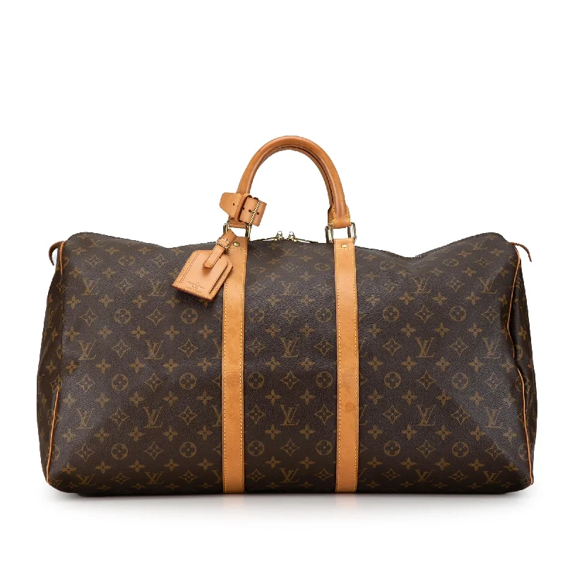 Louis Vuitton Monogram Keepall 55 (SHG-qhVnVv)