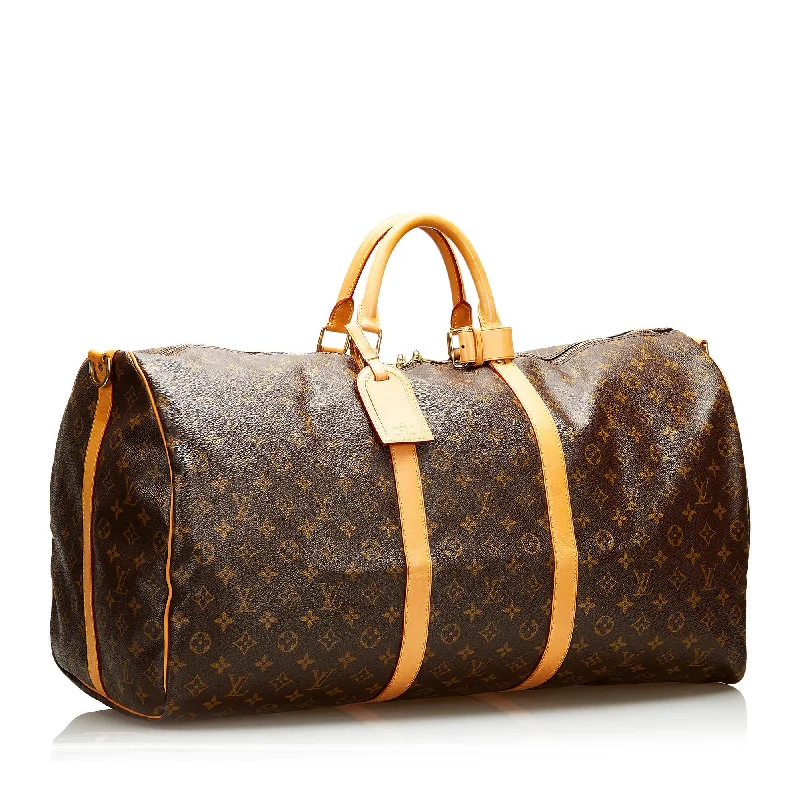 Louis Vuitton Monogram Keepall Bandouliere 60 (SHG-36245)