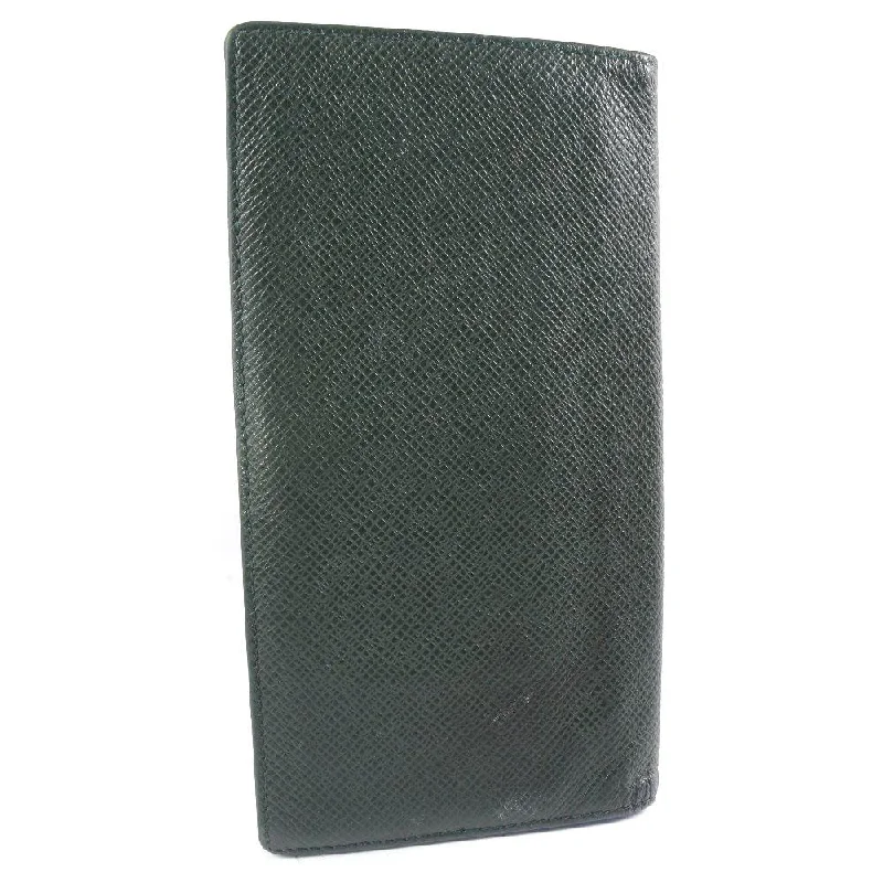 Louis Vuitton Black Leather Porte carte credit Pression wallet accessories