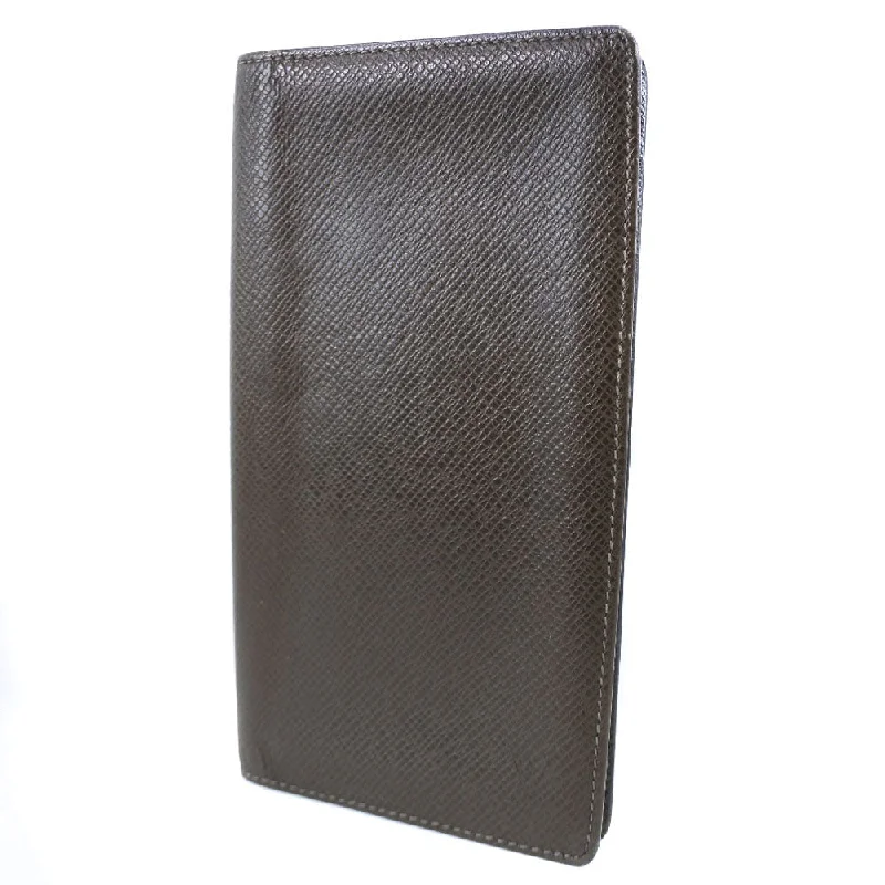 Louis Vuitton Brown Leather Porte carte credit bifold wallet accessories