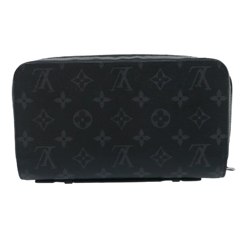 Louis Vuitton Black Canvas Zippy XL wallet accessories