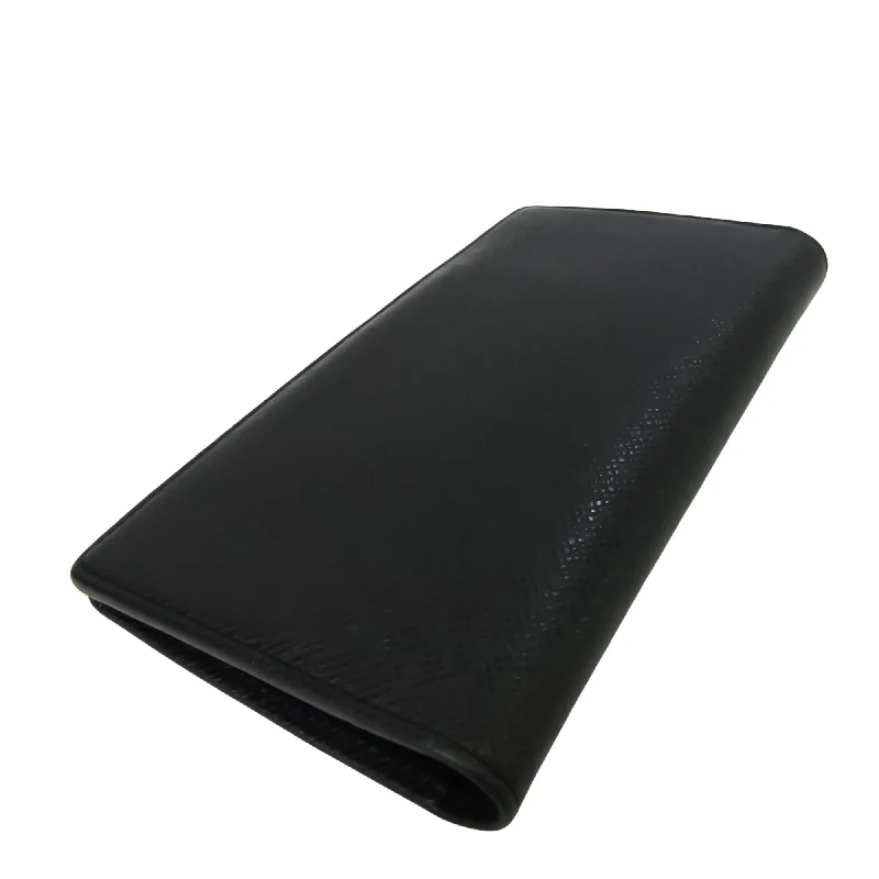 Louis Vuitton Black Leather Brazza wallet accessories