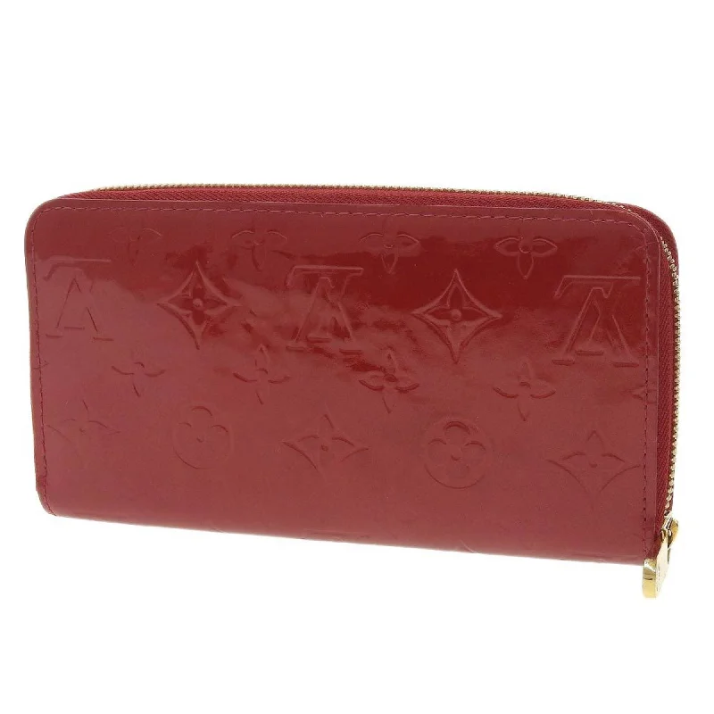 Louis Vuitton Red Patent leather Portefeuille zippy wallet accessories